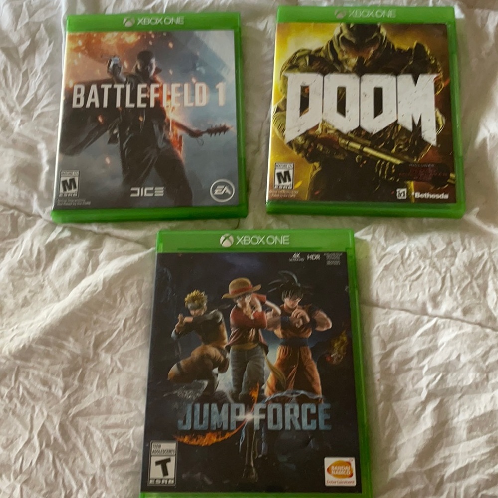 Xbox One Games Bundle of 3